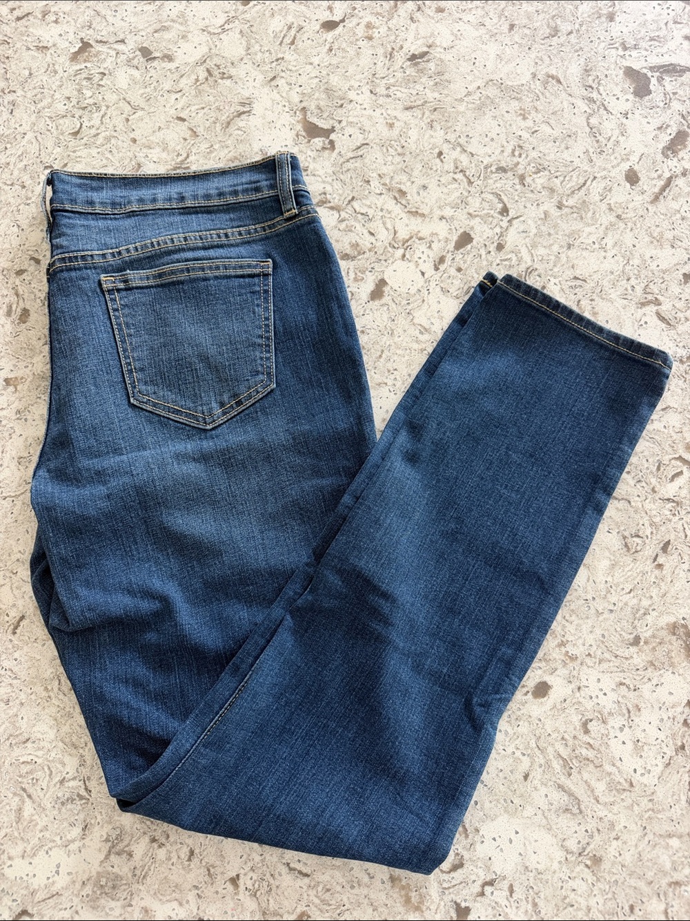 Old Navy Classic Dark Wash Sweetheart Straight Jeans - Deep Blue